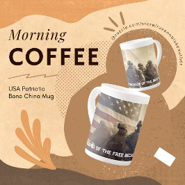 USA愛国骨中国マグカップ ボーンチャイナマグカップ