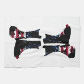 USA戦闘用ブーツ キッチンタオル (横)