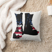 USA戦闘用ブーツ クッション (ブランケット)