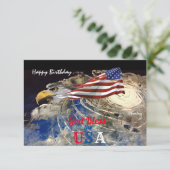 USA旋回アース柔軟なフォトマグネット (スタンド正面)