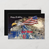 USA旋回アース柔軟なフォトマグネット (正面/裏面)