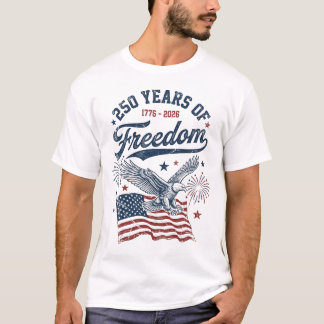USA独立250周年イーグル Tシャツ