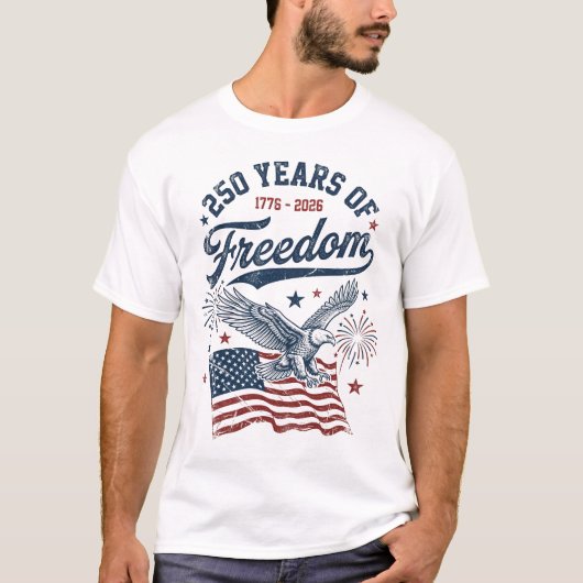 USA独立250周年イーグル Tシャツ (正面)
