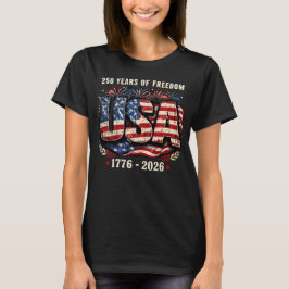 USA独立250周年記念Tシャツ | 1776–2026 愛国心 Tシャツ