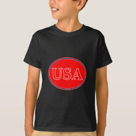 USA赤白と青3 THE MUSEUM Zazzle Gives Tシャツ