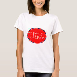 USA赤白と青3 THE MUSEUM Zazzle Gives Tシャツ