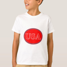 USA赤白と青3 THE MUSEUM Zazzle Gives Tシャツ