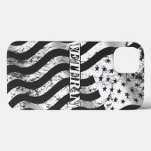 USA退役軍人 - 白いヴィンテージ Case-Mate iPhoneケース (裏面 (横))