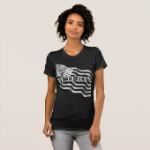 USA退役軍人 - 白いヴィンテージ Tシャツ (正面フル)