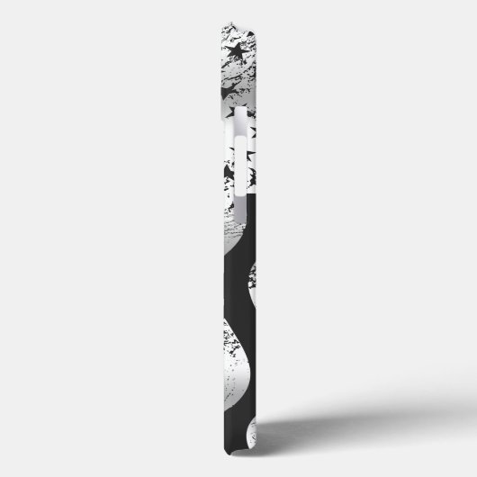 USA退役軍人 – 白ヴィンテージ垂直 Case-Mate iPhoneケース (裏面 / 左)