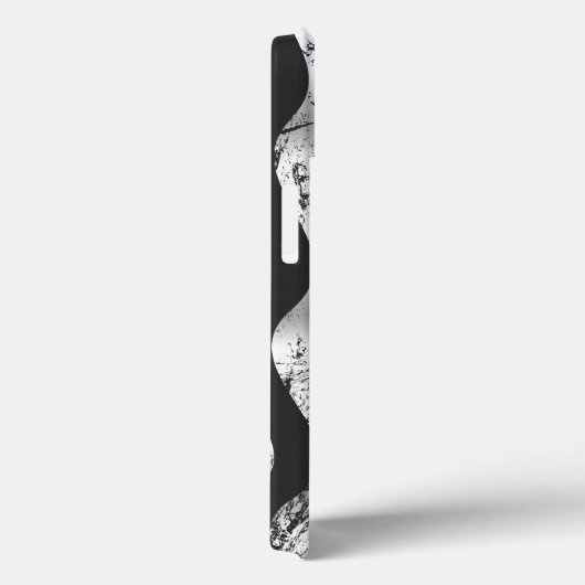 USA退役軍人 – 白ヴィンテージ垂直 Case-Mate iPhoneケース (裏面 / 右)