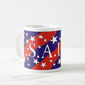 USA2 -マグ コーヒーマグカップ (正面左)