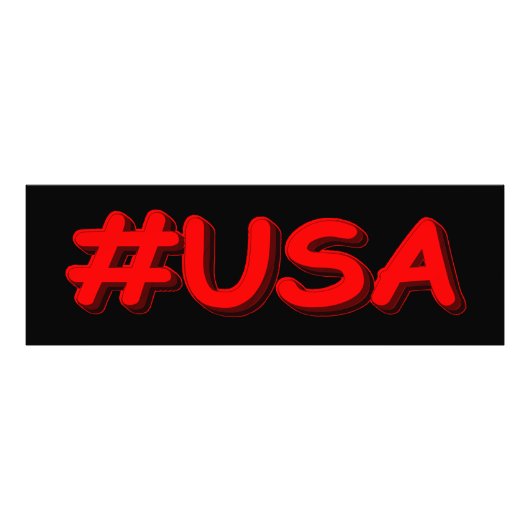 「#USA」かわいいデザイン。買今 フォトプリント            (正面)