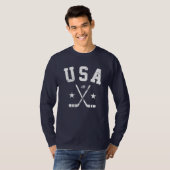 USA アイスホッケー Tシャツ (正面フル)