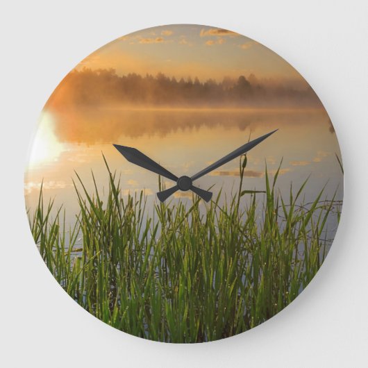 USA,アイダホ,ウィンチェスターレイク州パーク,ラプワイ ラージ壁時計 (正面)