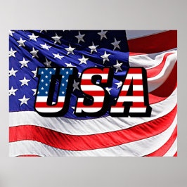 USA - アメリカ国旗ポスター ポスター