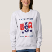 USA アメリカ250 独立記念日 スウェットシャツ (正面)