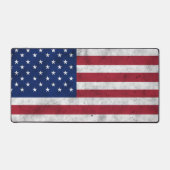 USA アメリカ 国旗 ヴィンテージ 赤 白 青 愛国 デスクマット (正面)
