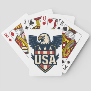 USA イーグルクラウン - ビンテージフラッグシールド トランプ