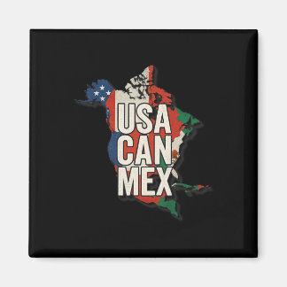USA カナダ メキシコ サッカー 北米 フットボール ファン ギフト マグネット