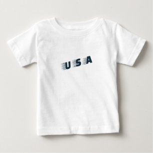 USA キッズTシャツ - 愛国的で遊び心のあるスタイル ベビーTシャツ