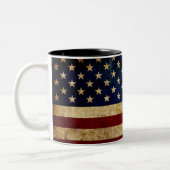 USA / グランジフラグ ツートーンマグカップ (左)
