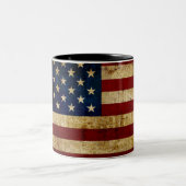 USA / グランジフラグ ツートーンマグカップ (中央)