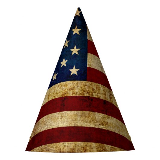 USA / グランジフラグ パーティーハット (正面)