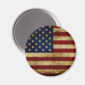 USA / グランジフラグ マグネット (正面/裏面)