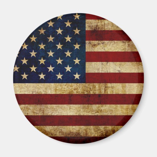 USA / グランジフラグ マグネット (正面)