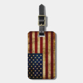 USA / グランジフラグ ラゲッジタグ (正面縦)