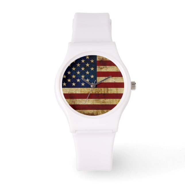 USA / グランジフラグ 腕時計 (正面)