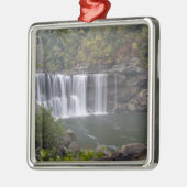 USA -ケンタッキーカンバーランド滝オンザ メタルオーナメント (左)