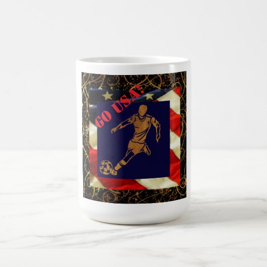 USA サッカー コーヒーマグカップ (中央)