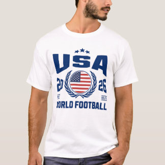 USA サッカー 2026 ファングッズ - ワールドサッカー Tシャツ