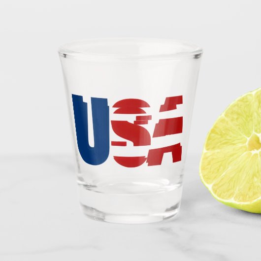 USA. ショットグラス (正面)