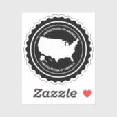 USA シール (シート)