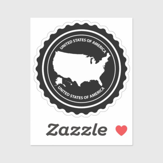 USA シール (シート)