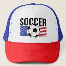 USA スターズ&ストライプス サッカーボール ユニセックス キャップ