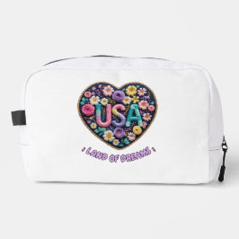 USA ドリームランドの花の刺繍アート ドップキット