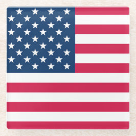 USA フラグ ガラスコースター