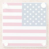 USA フラグ ガラスコースター (裏面)