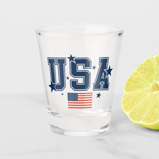 USA フラグ ショットグラス (正面)