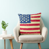 USA フラグ スロー枕 クッション (椅子)