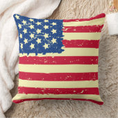 USA フラグ スロー枕 クッション (ブランケット)