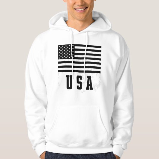 USA フラグ パーカ (正面)