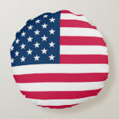 USA フラグ ラウンドクッション (裏面)