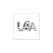 USA フラグ – 愛国的なUSAタイポグラフィ ラバースタンプ (インプリント)