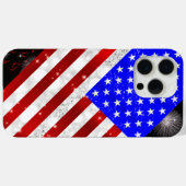 USA フラグ Case-Mate iPhoneケース (裏面 (横))