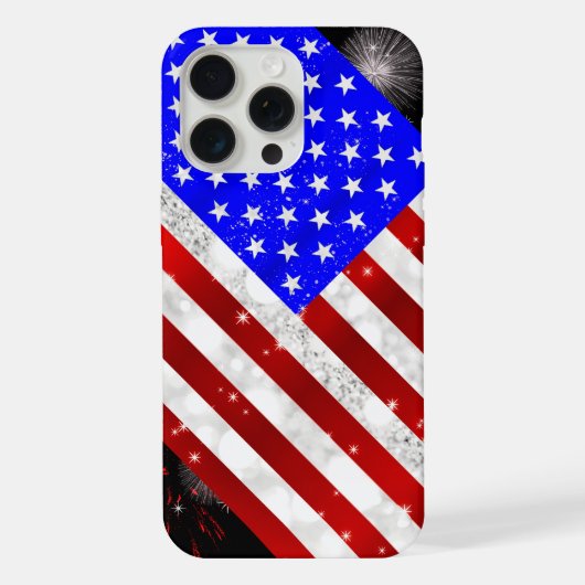 USA フラグ iPhoneケース (裏面)